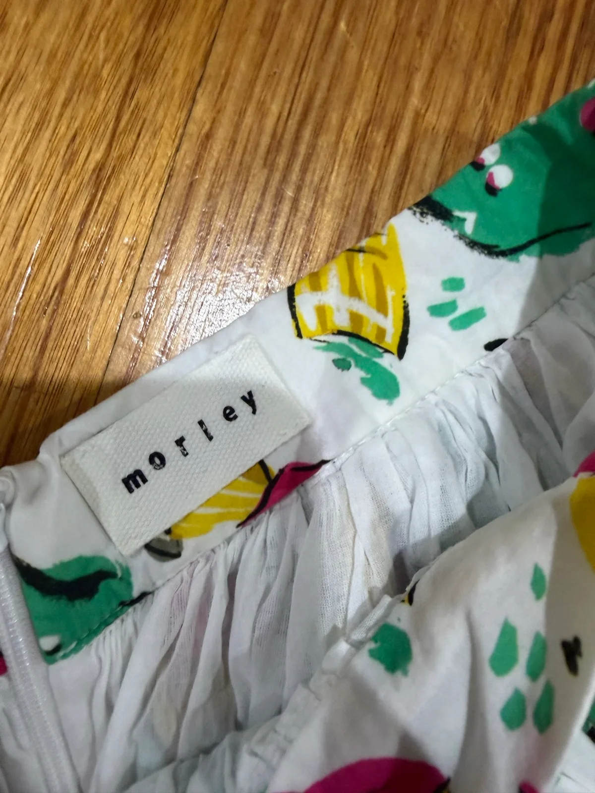Morley print cotton skirt size 12 – photo 2