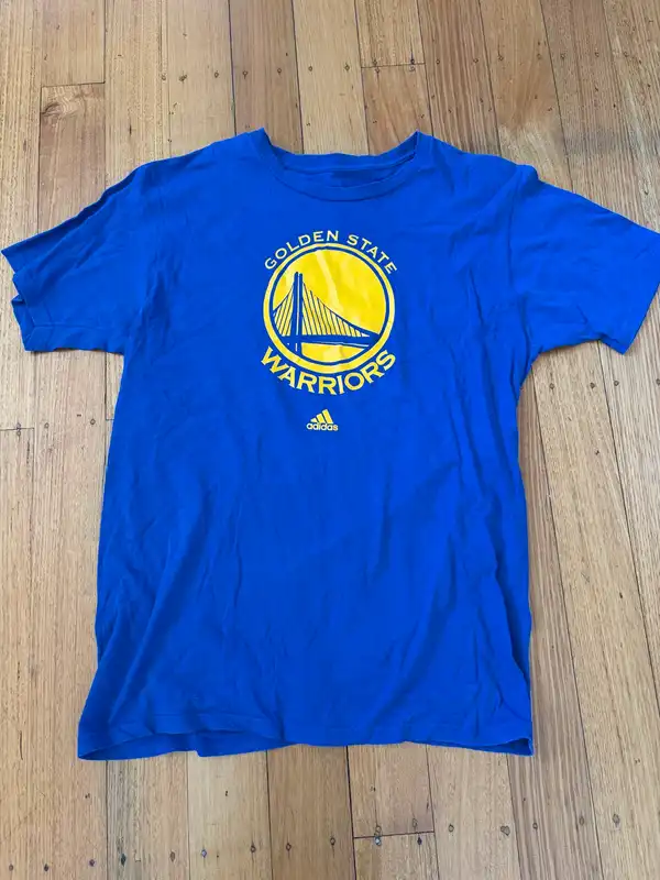 Golden state warriors tee by Adidas size L