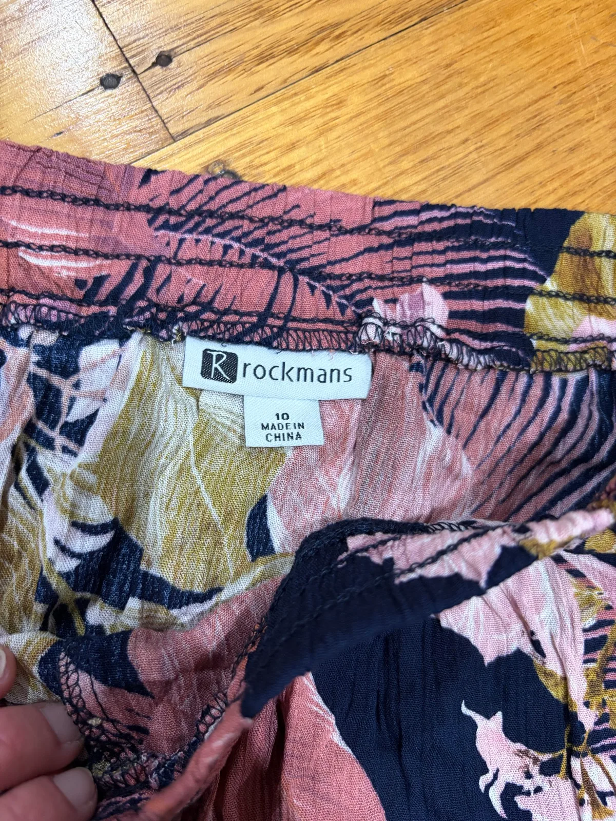 Rockmans tropical print floral maxi skirt size 10 – photo 2