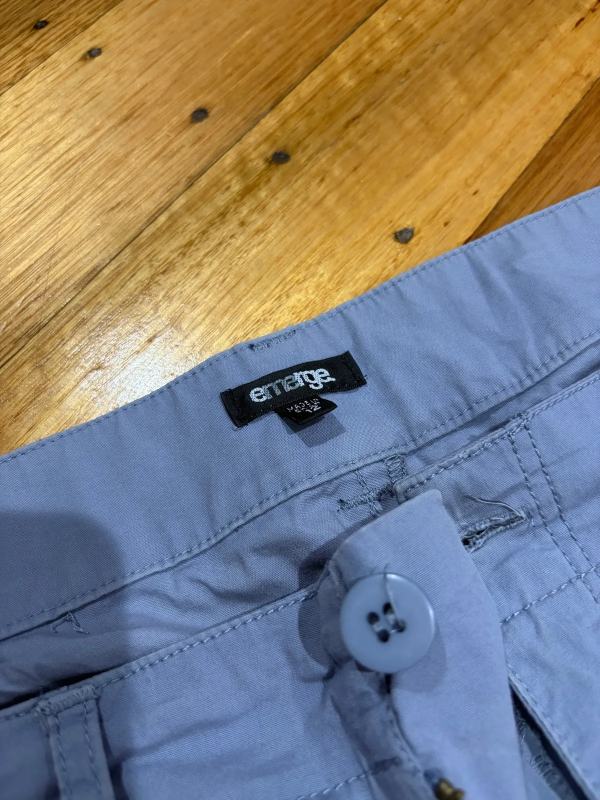 Emerge blue grey hiking shorts size 12 — photo 5