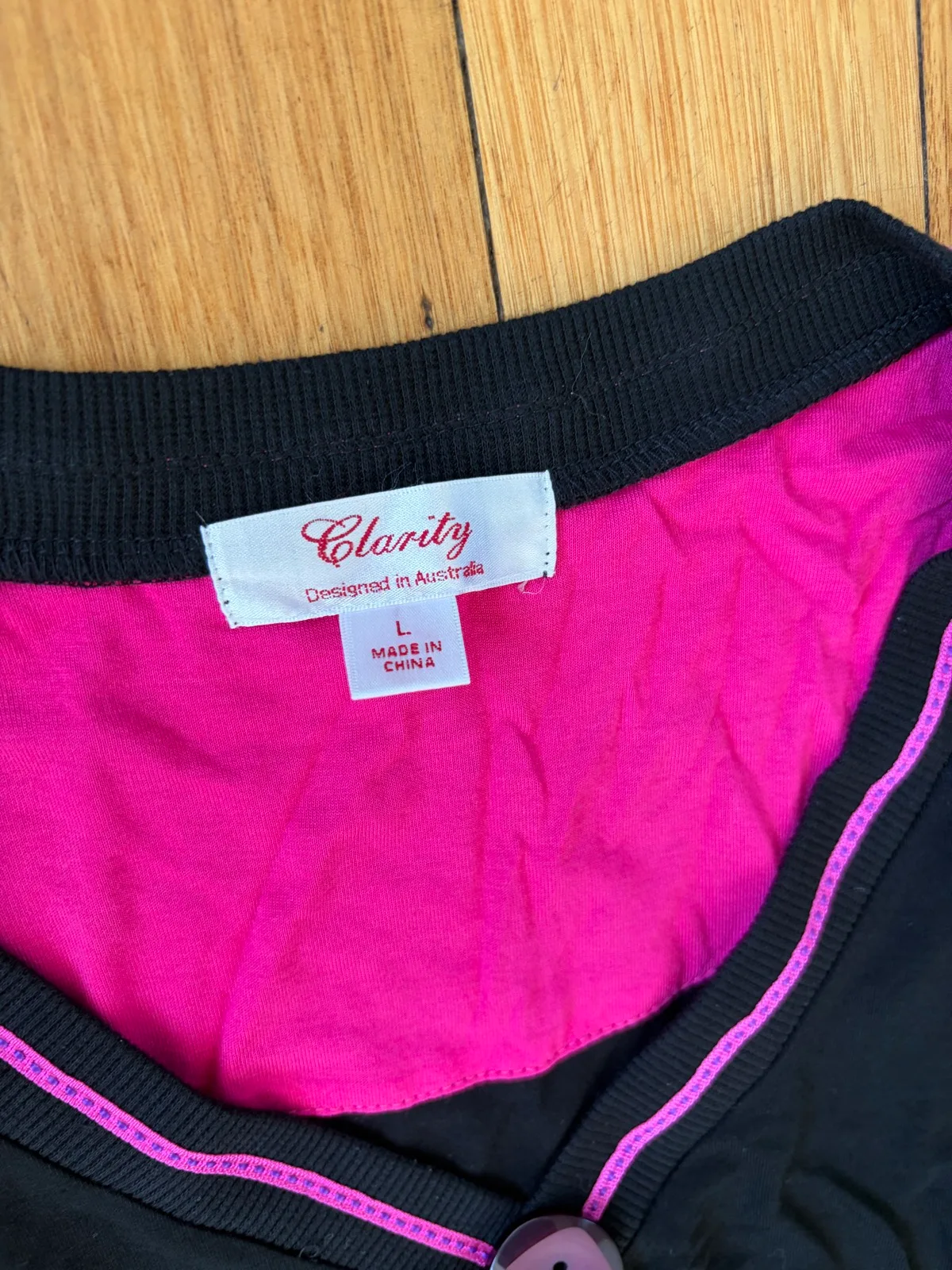 Clarity long sleeve layered top size L – photo 2