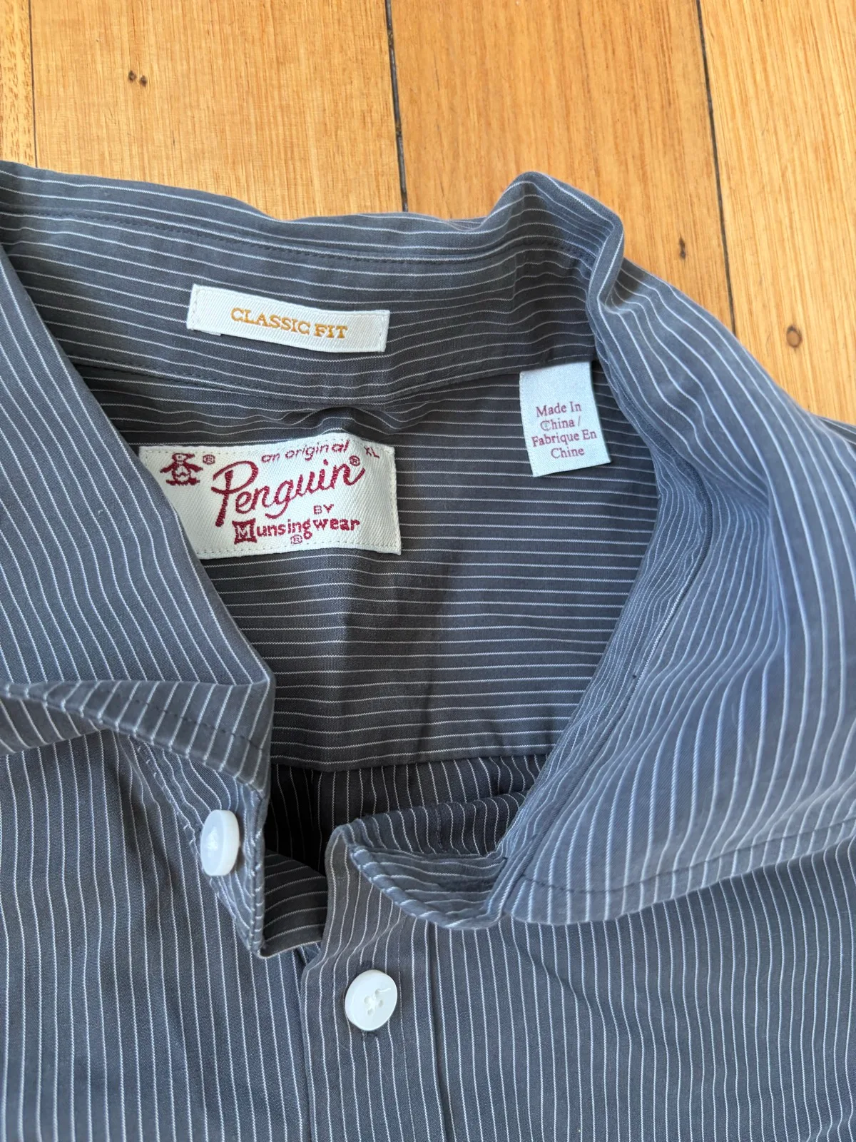 Original penguin by munsingwear pinstripe shirt size XL – photo 2
