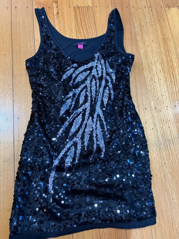 Jay jays sleeveless sequin mini dress size 14