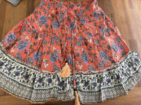 Grace & CO floral tiered mini dress size 10
