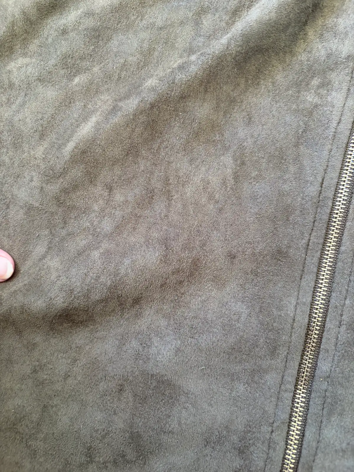 City chic faux suede asymmetrical sleeveless vest size XL – photo 3