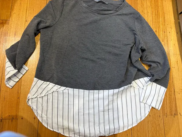 Katies faux layered top size L