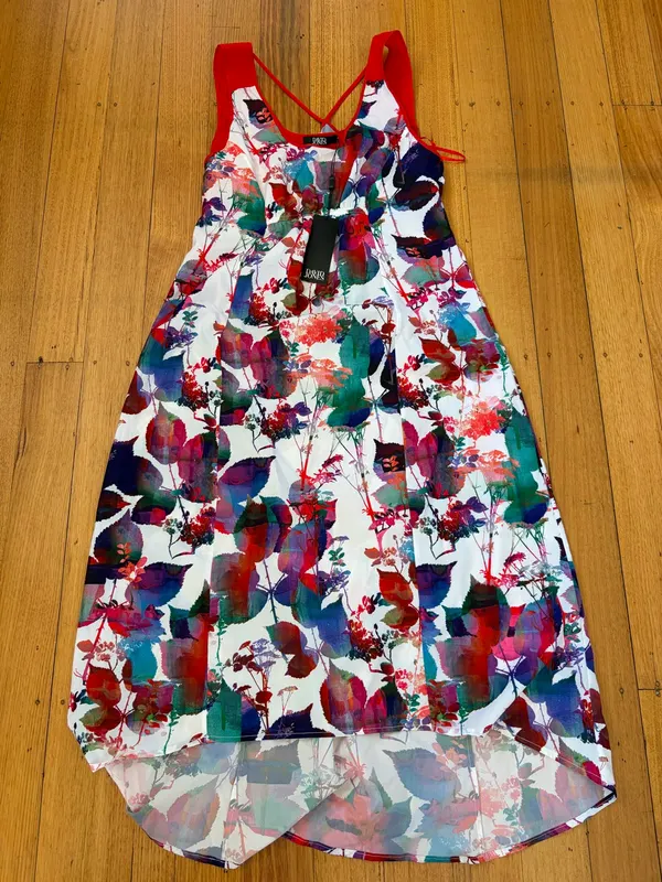 David Jones floral print dress size 12