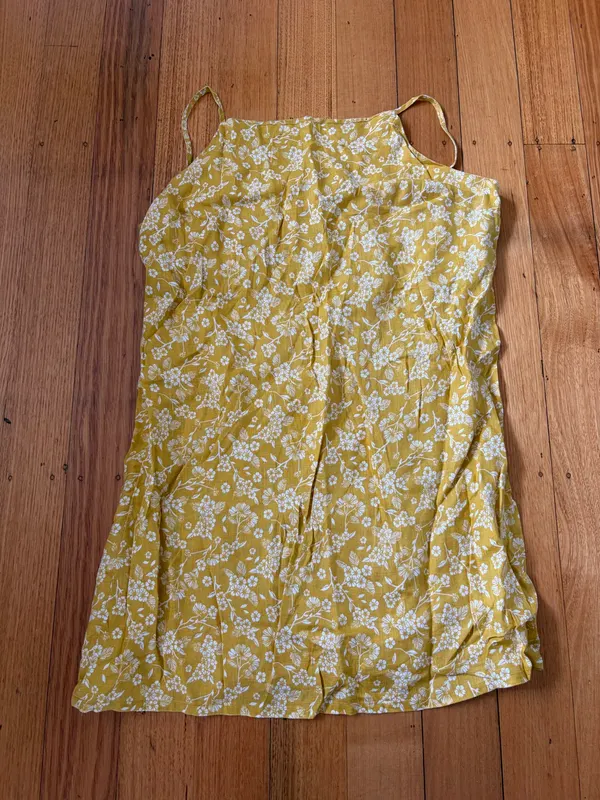 Ghanda floral summer swing dress size L
