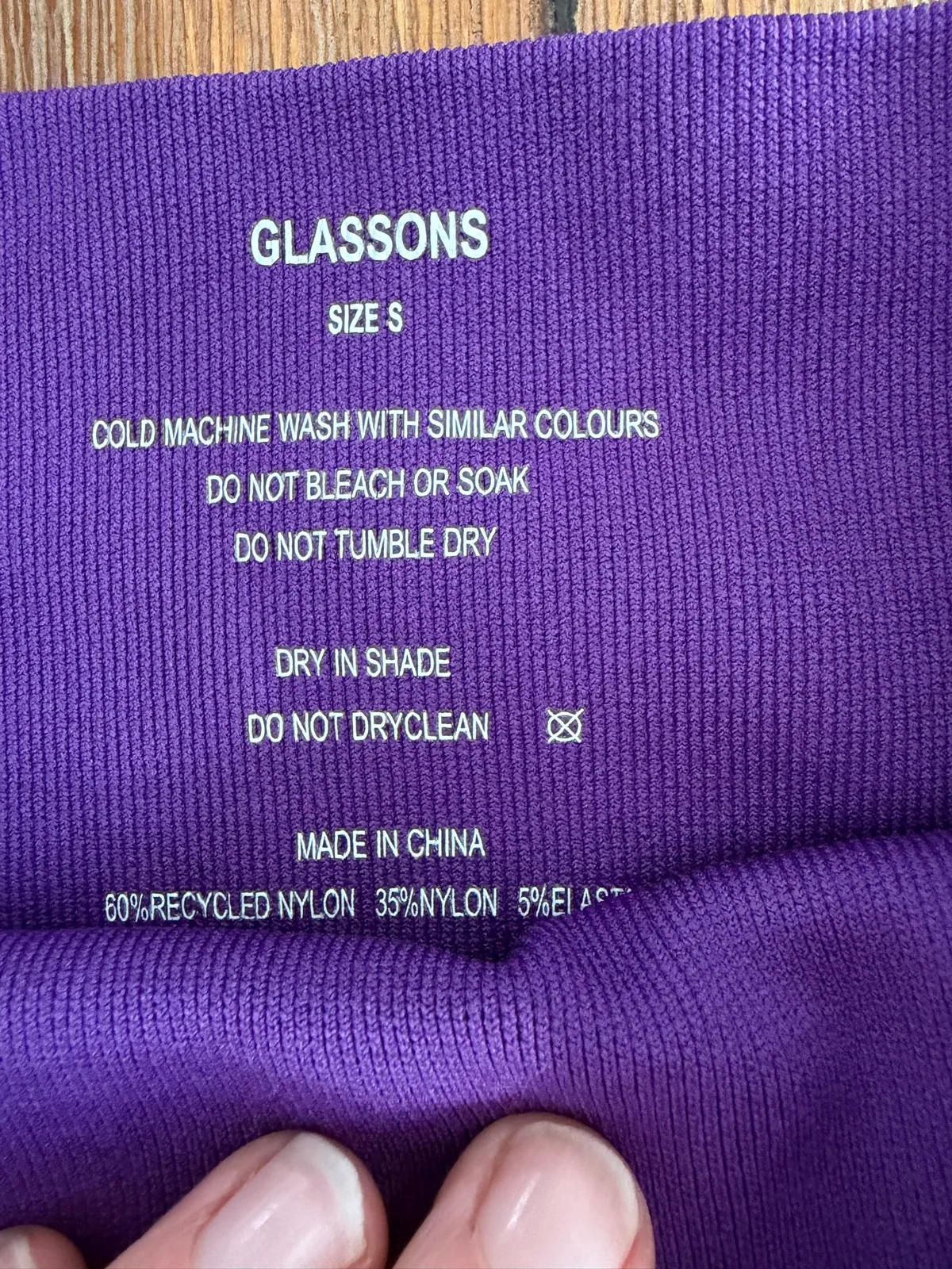 Glassons ribbed leggings size s — photo 2