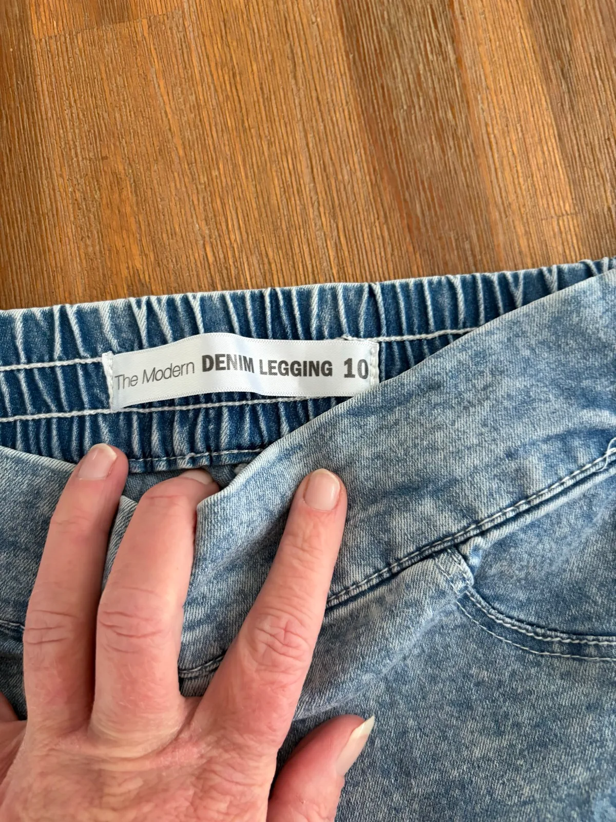 The modern denim legging size 10 — photo 2