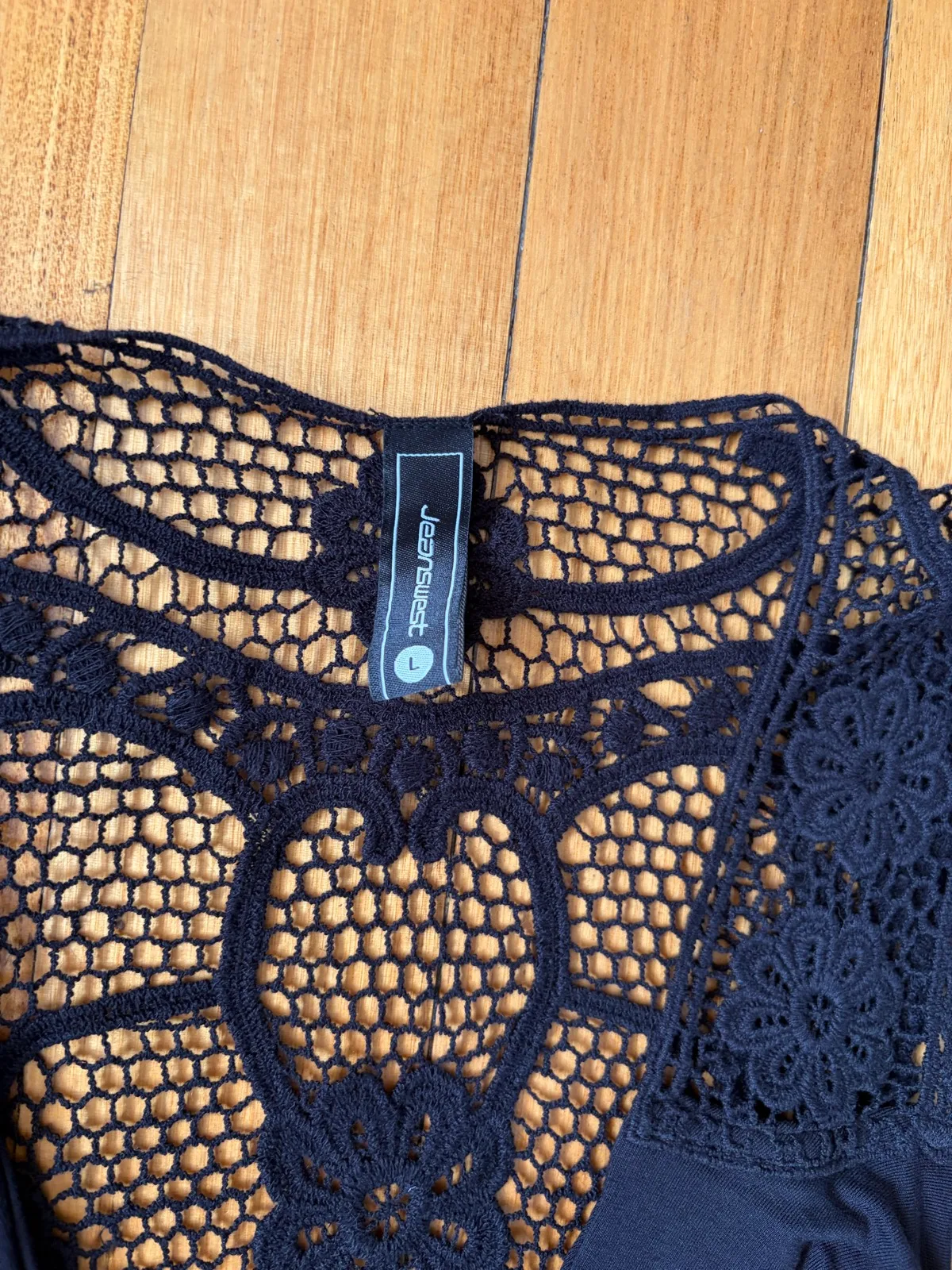Jeanswest crochet back maxi dress size L – photo 2