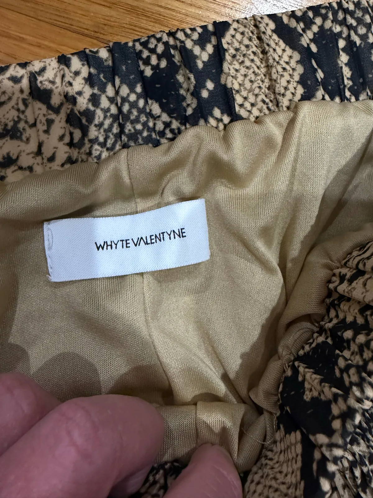 Whyte valentine high waisted wide leg pants size 8 – photo 2