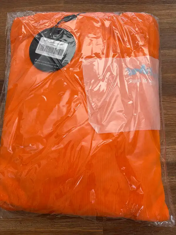 White fox hoodie size L /XL