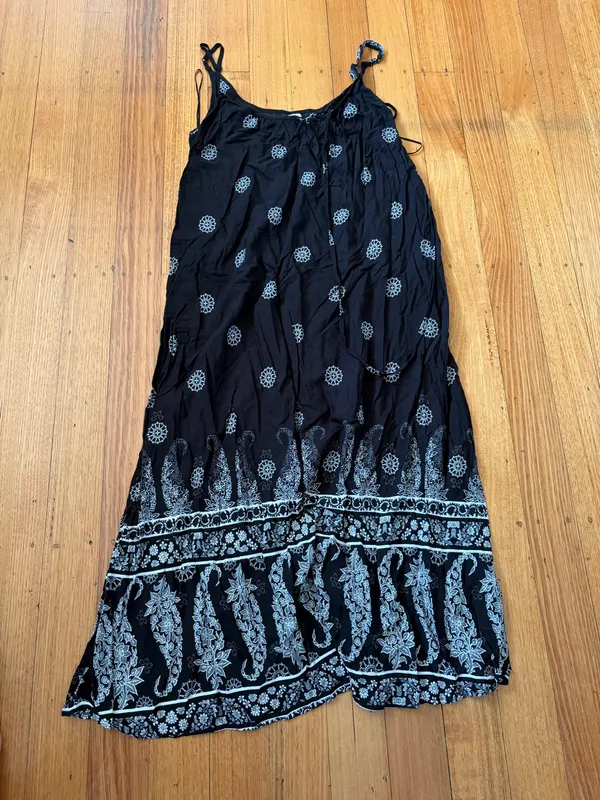 Now black maxi dress size 14