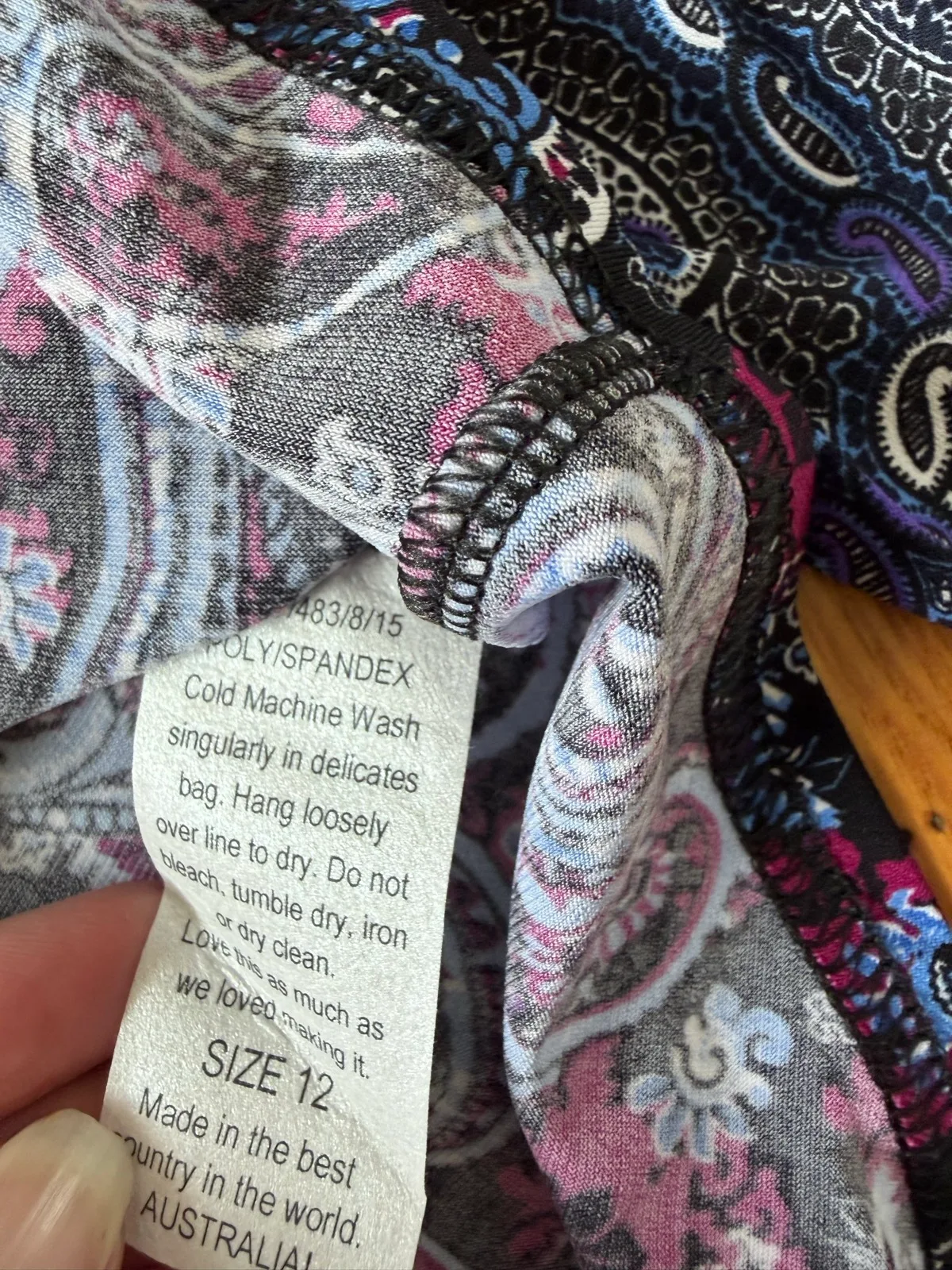 Motto 3/4 sleeve zip front top size 12 – photo 3