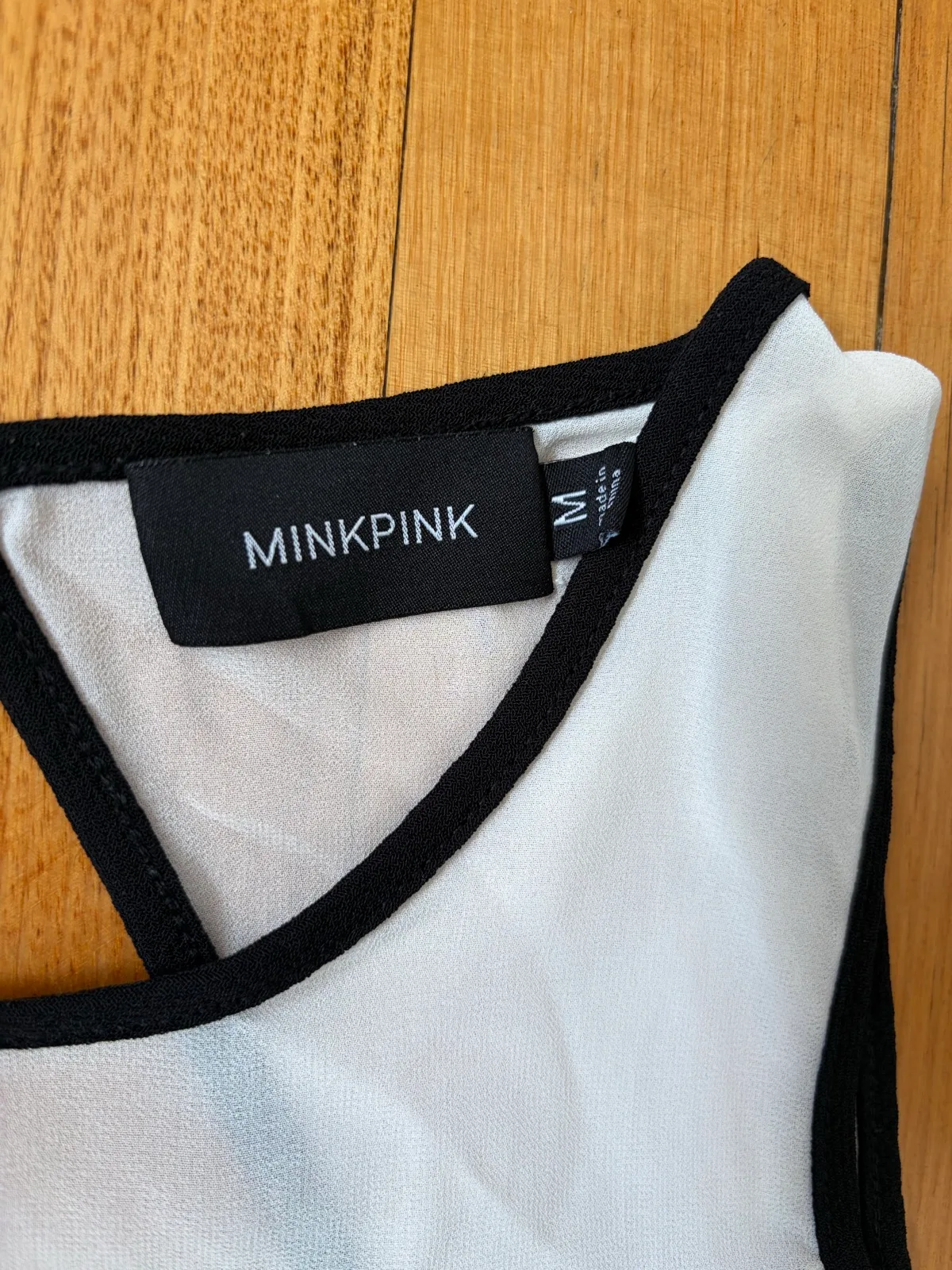 Mink pink sleeeveless tunic size m – photo 2