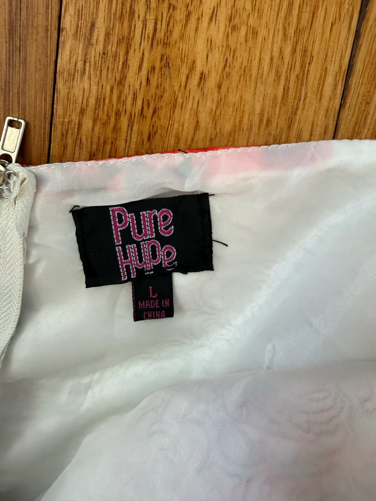 Pure hype off shoulder skater dress size L – photo 2