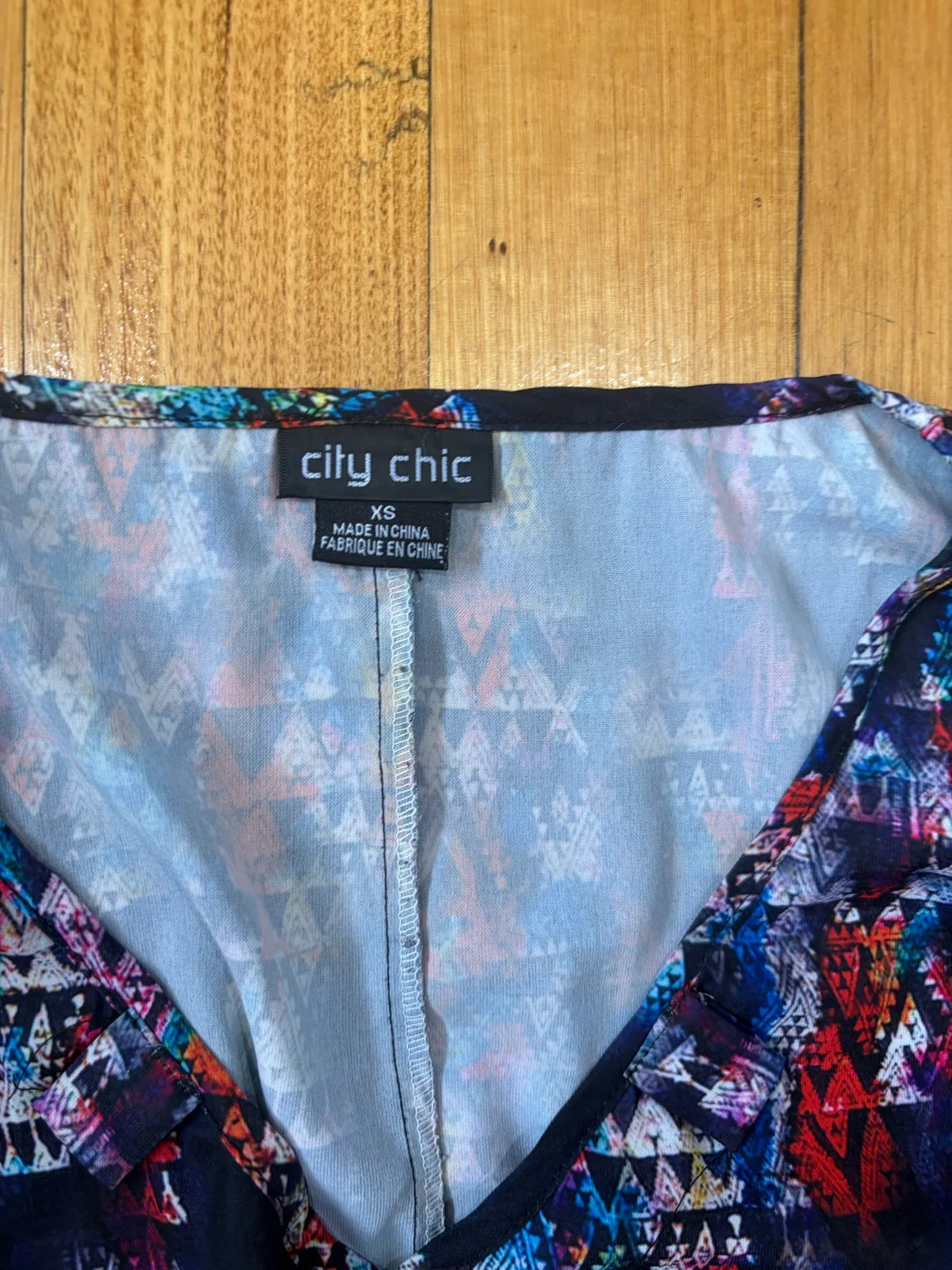 City chic v neck knee length dress size 14 – photo 4