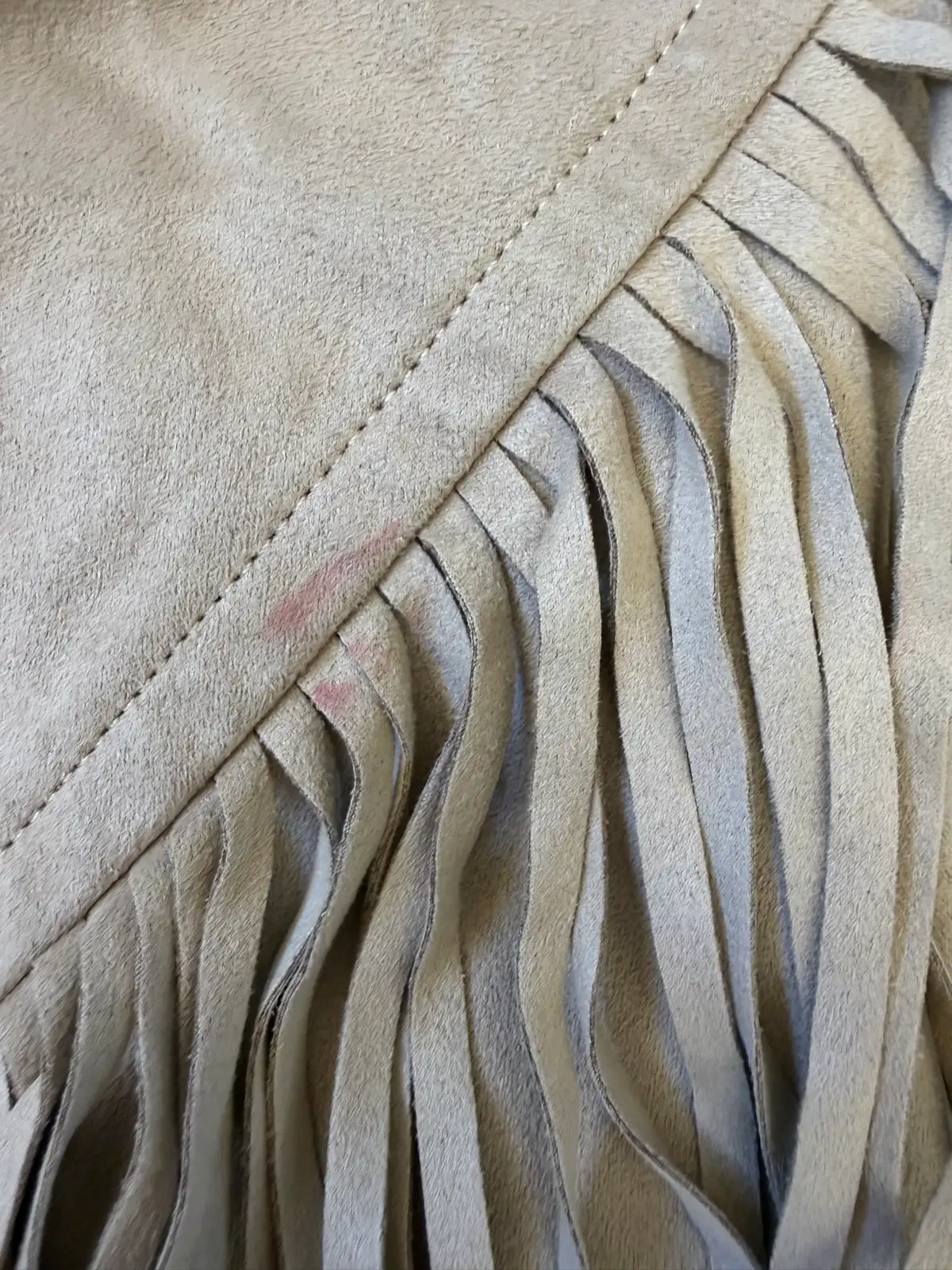 City chic faux suede fringe jacket size L (20) – photo 3