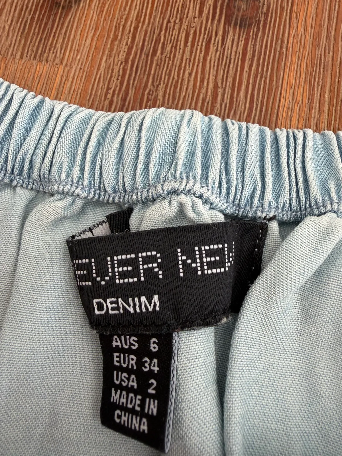 Forever new chambray shift dress size 6 – photo 2