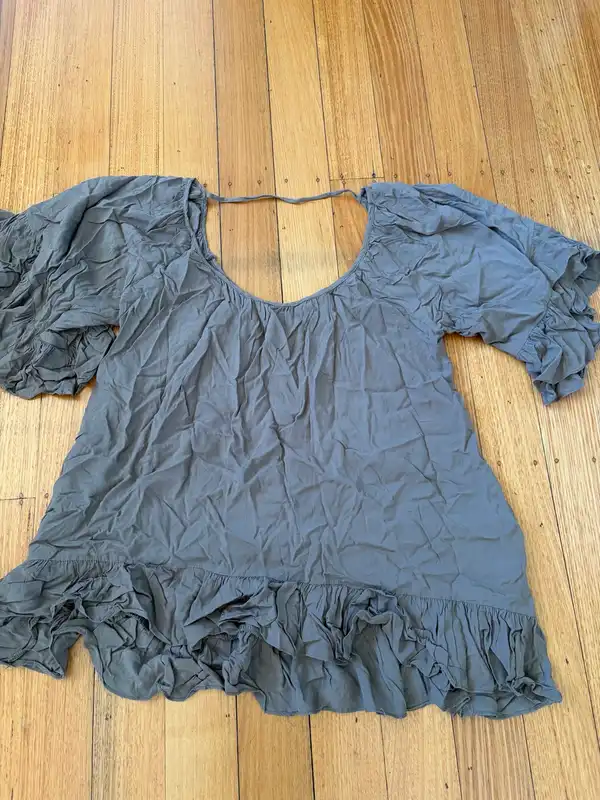 Dazzling boho style peasant top size 12