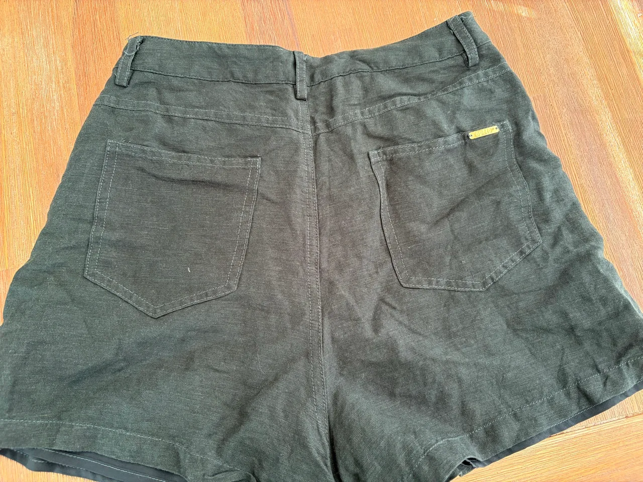 Apero linen blend shorts size xs — photo 3