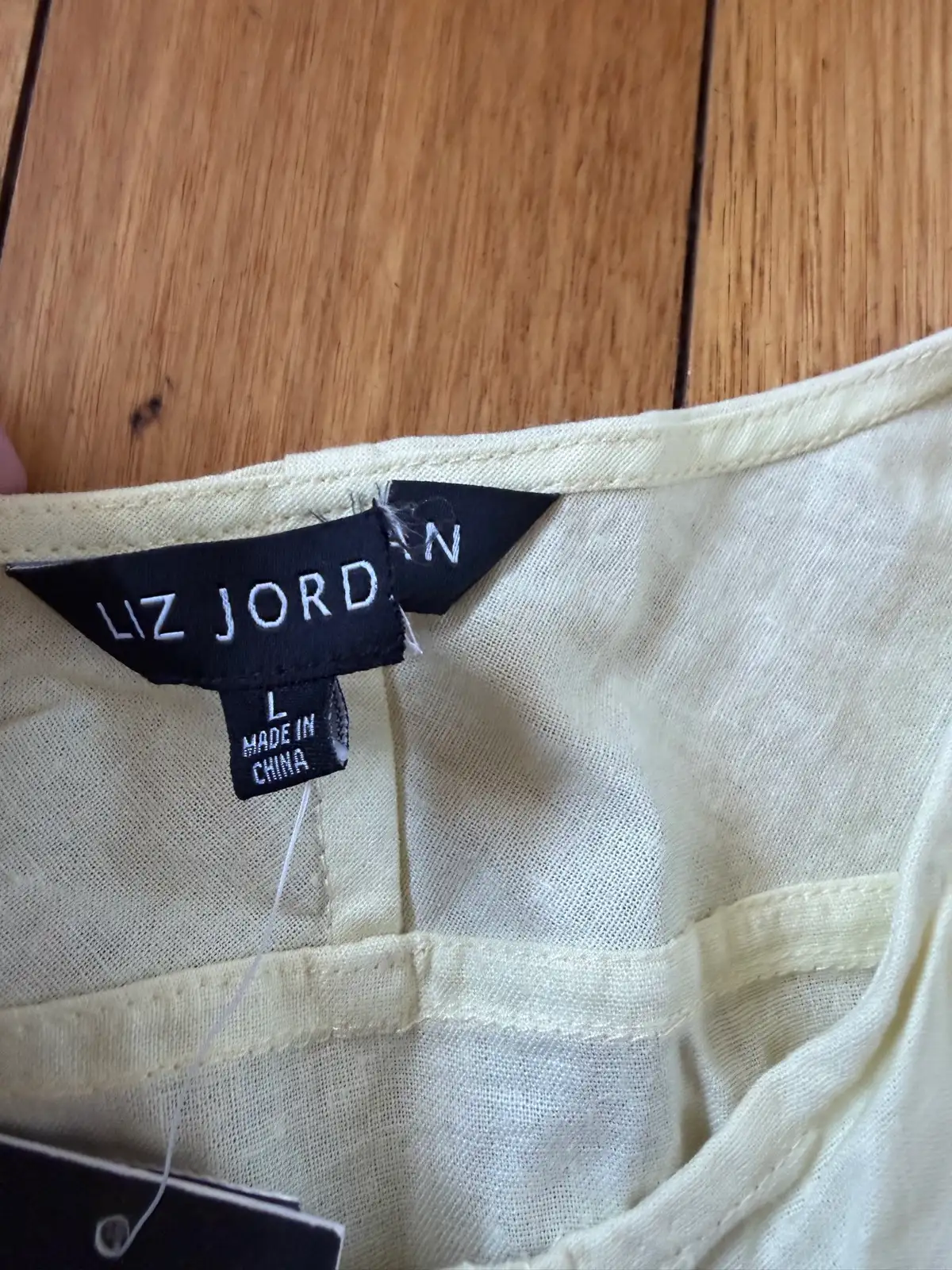 Liz Jordan zip front tunic size L – photo 3