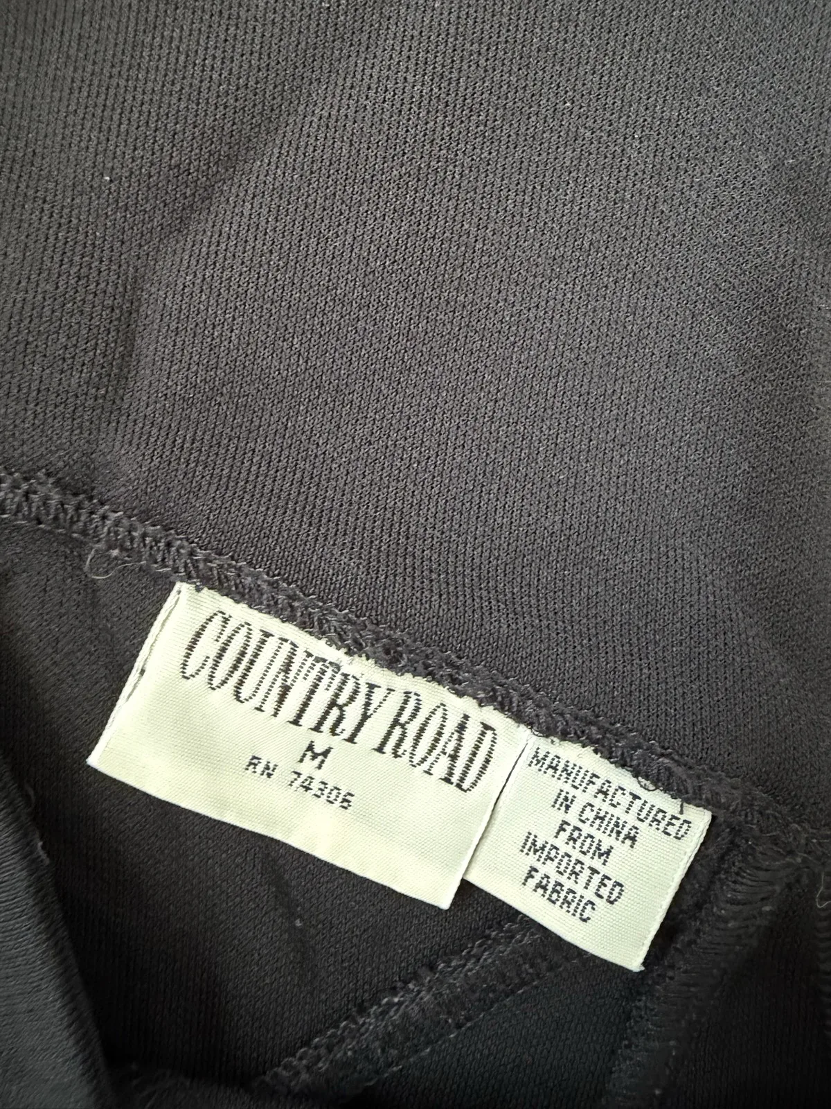 Vintage country road black panelled midi skirt size m – photo 2