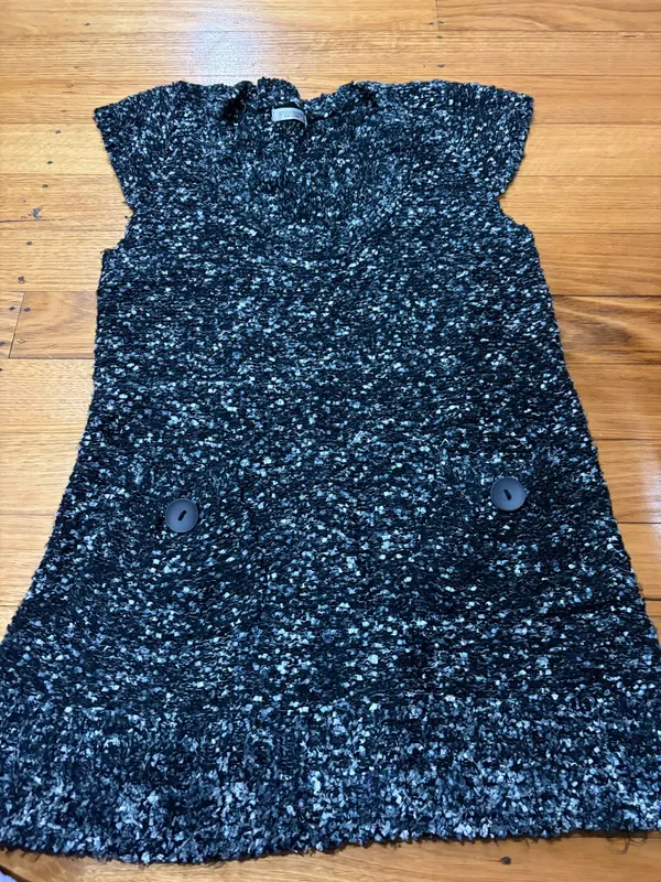 Crossroads marled boucle knit dress tunic size xl