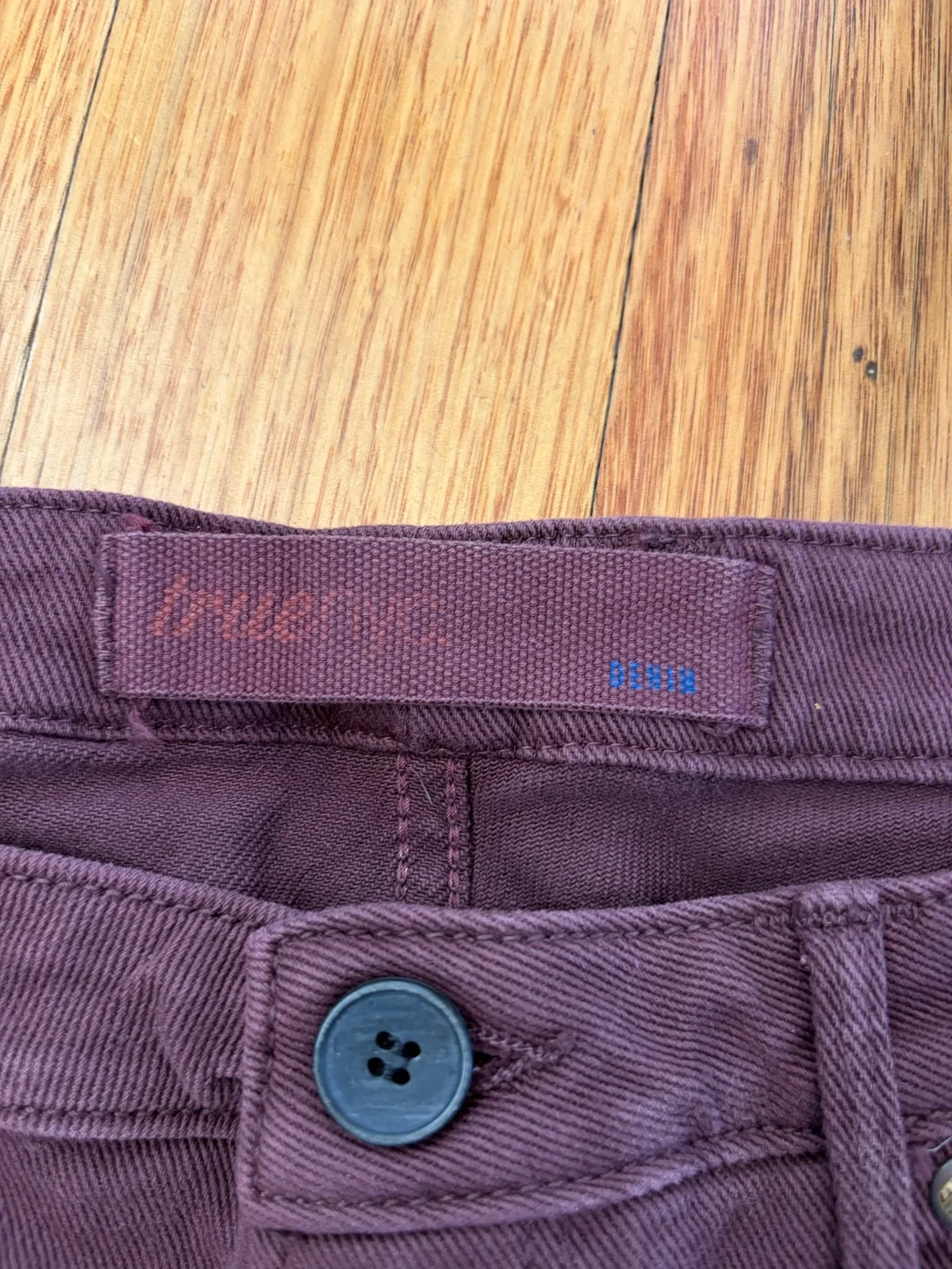 True NYC plum slim fit distressed jeans size 27 (8) – photo 2