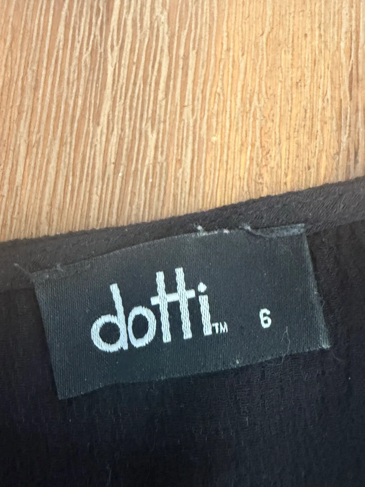 Dotti textured crinkly mini linen blend dress size 10 – photo 2