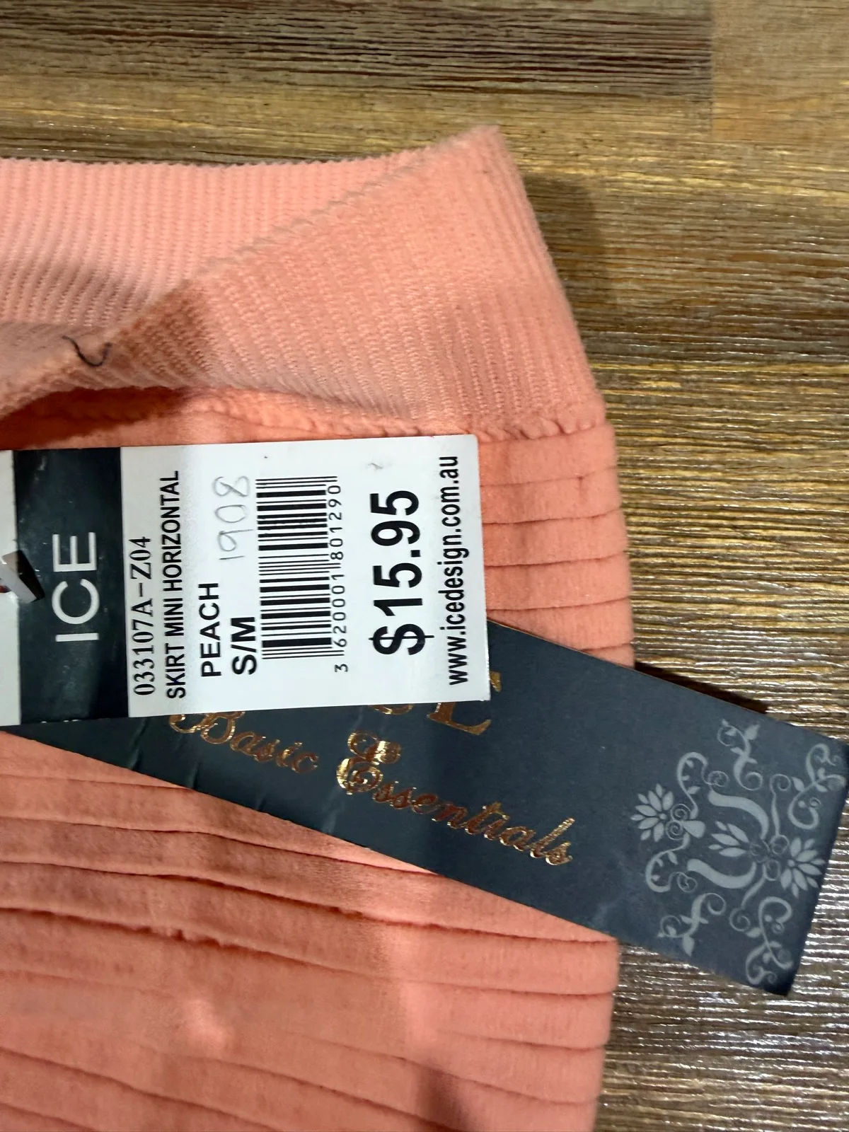 Ice Peach mini skirt size s/m — photo 3