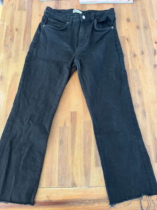 Zara straight jeans size eur 42 uk 8