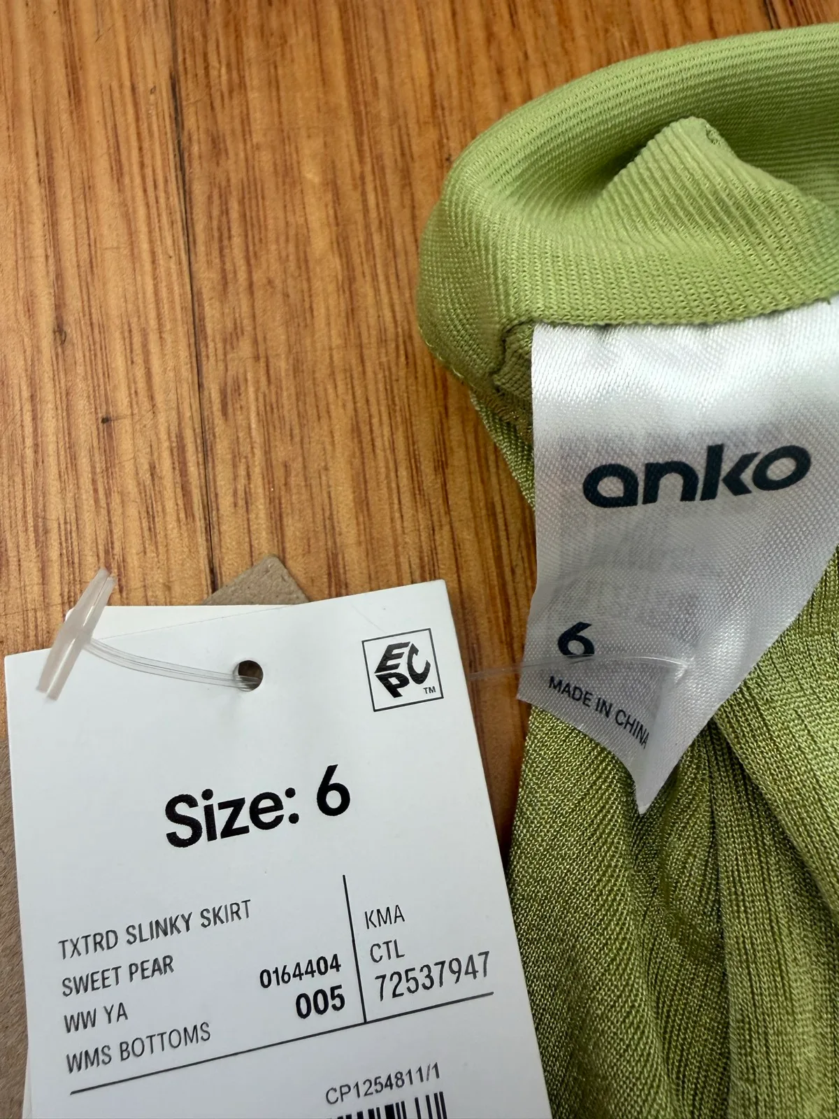Anko slinky maxi skirt size 6 – photo 2