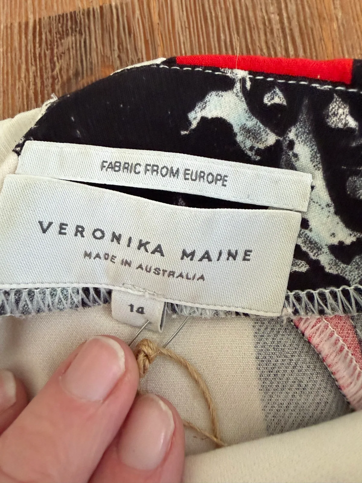 Veronika Maine sleeveless shift dress size 14 – photo 2