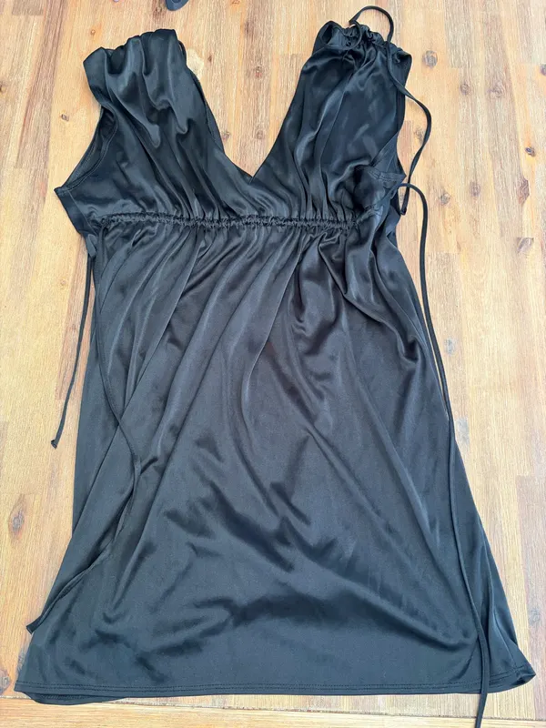 Dotti black sleeveless mini dress size 12