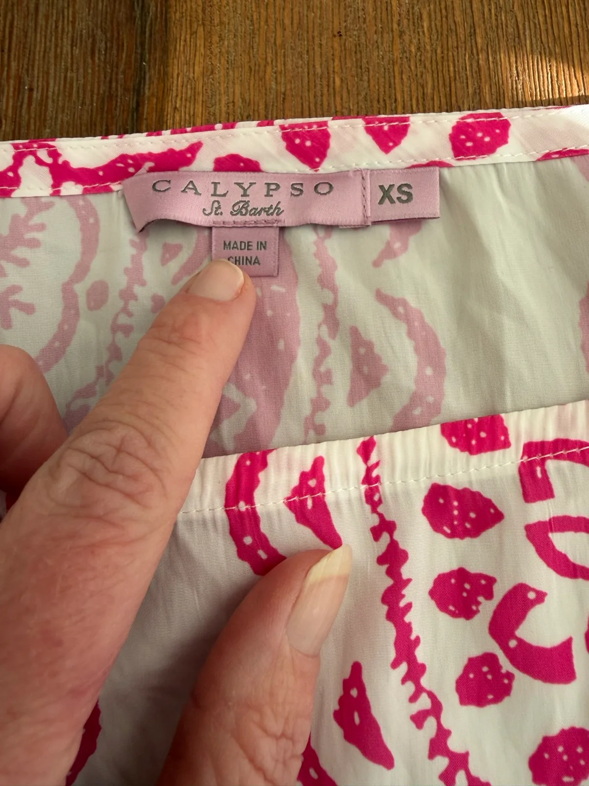 Calypso st Barth paisley print top size xs — photo 2