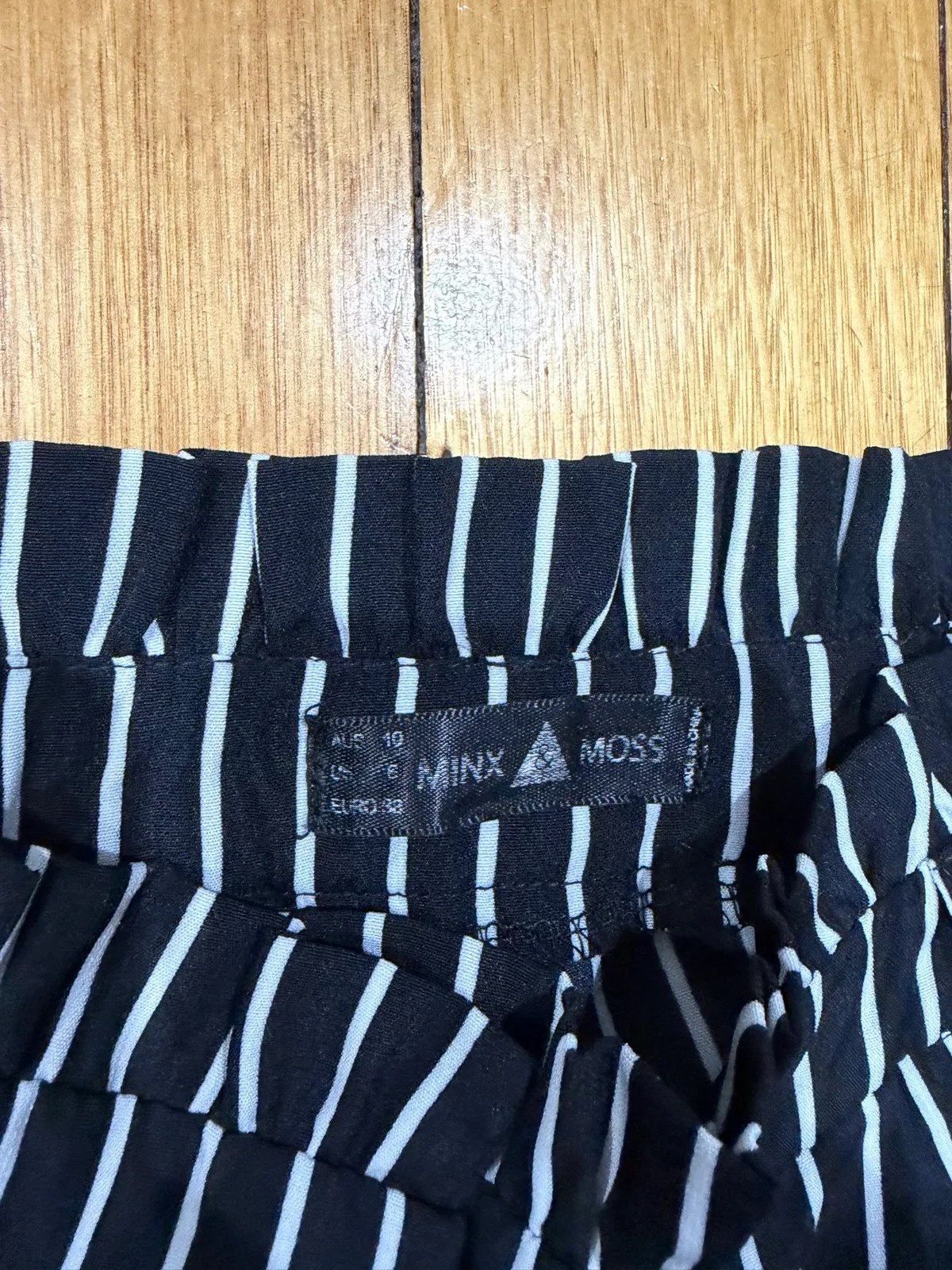 Minx black and white culottes size 10 – photo 2
