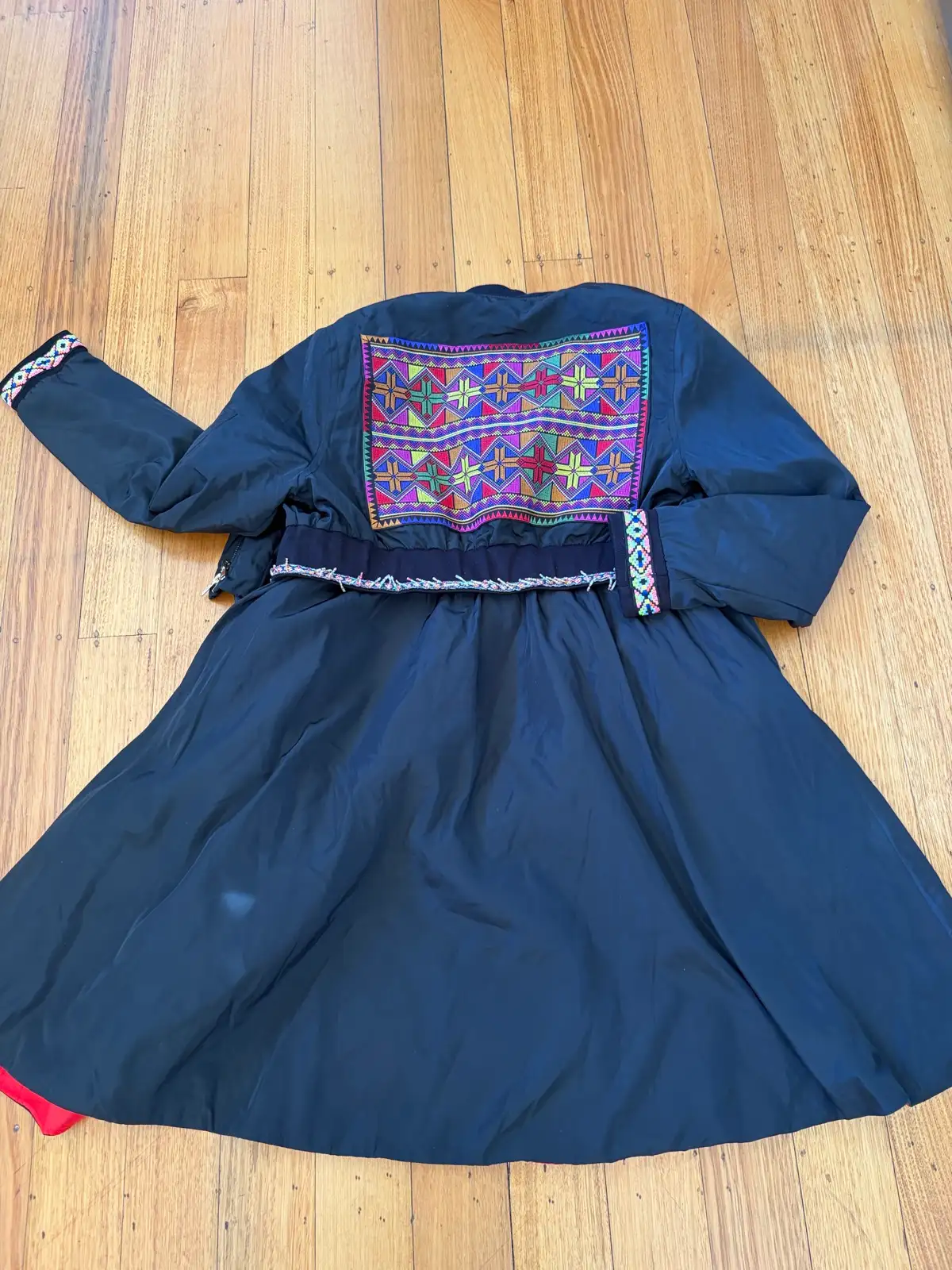 Don’t believe the hype mid length bomber jacket size L – photo 4