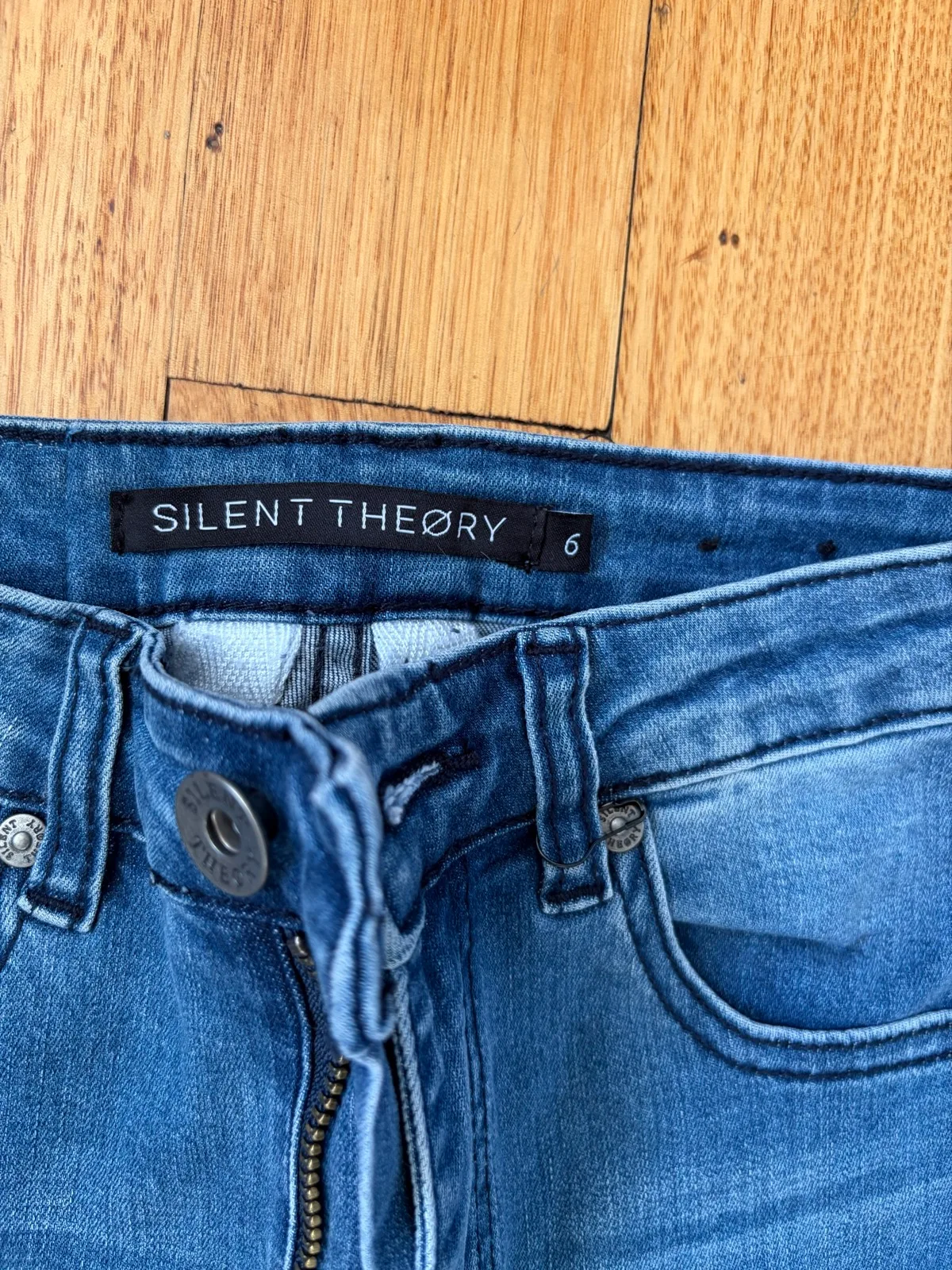 Silent theory high waisted skinny jeans size 6 – photo 2