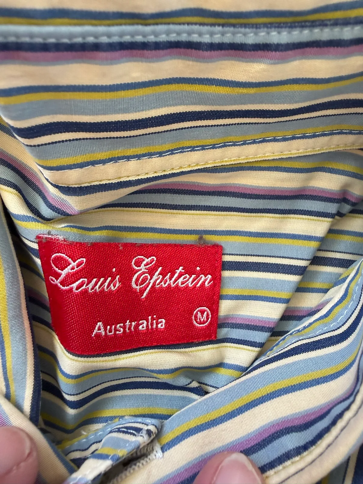 Vintage Louis Epstein multicoloured striped shirt size m – photo 2