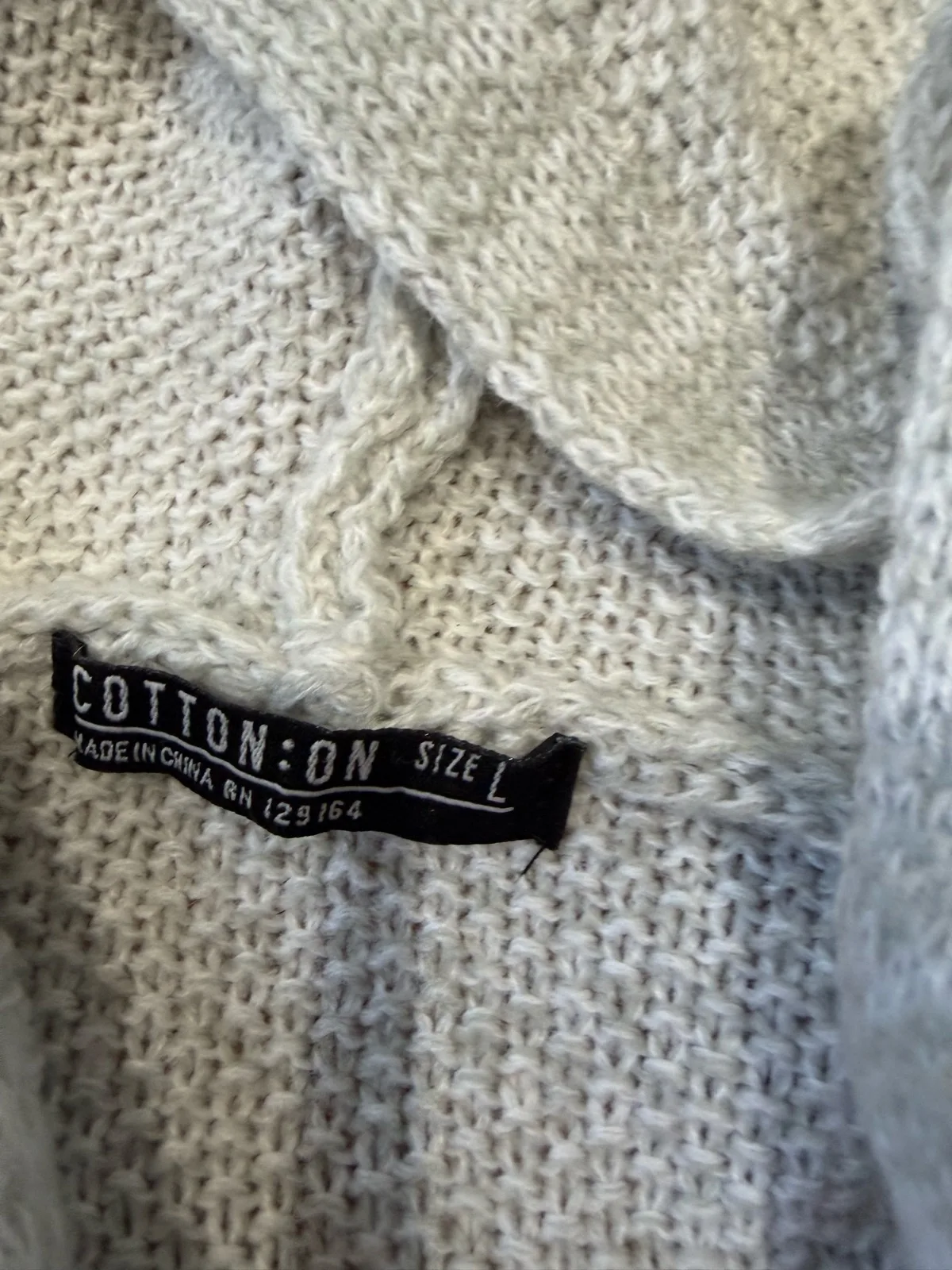 Cotton on long line hooded cardi size L – photo 2