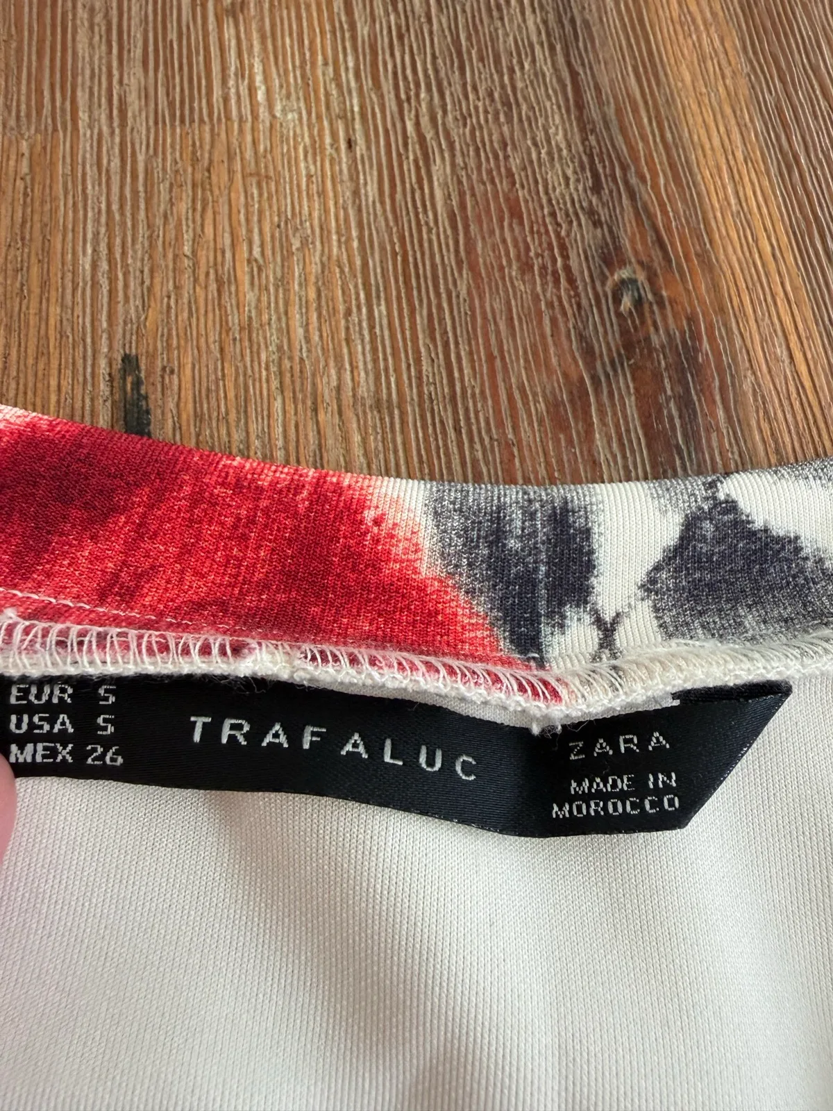 Zara trafaluc floral print sweater size 8 – photo 2