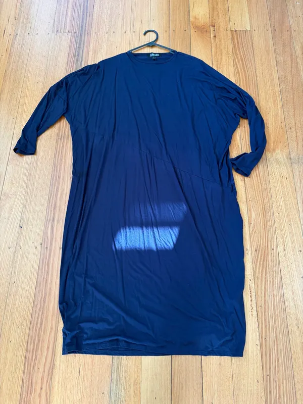 Japparel 3/4 sleeve midi dress size L
