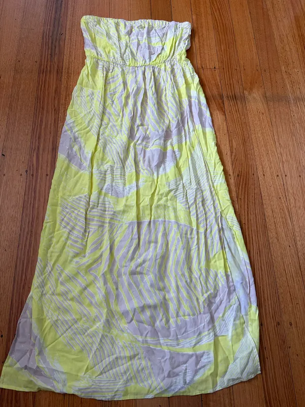 Sunnygirl strapless maxi dress size 14