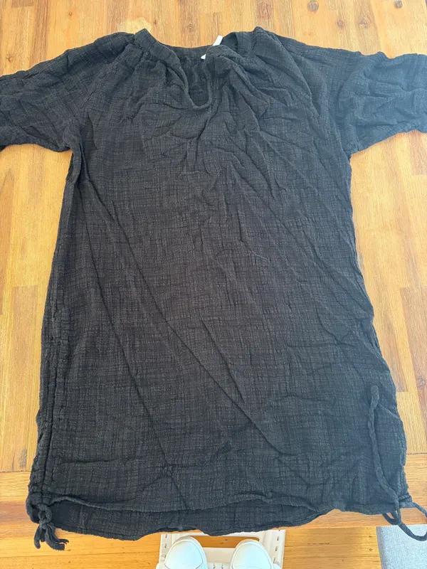 Seafolly crinkle cotton cover up size 8
