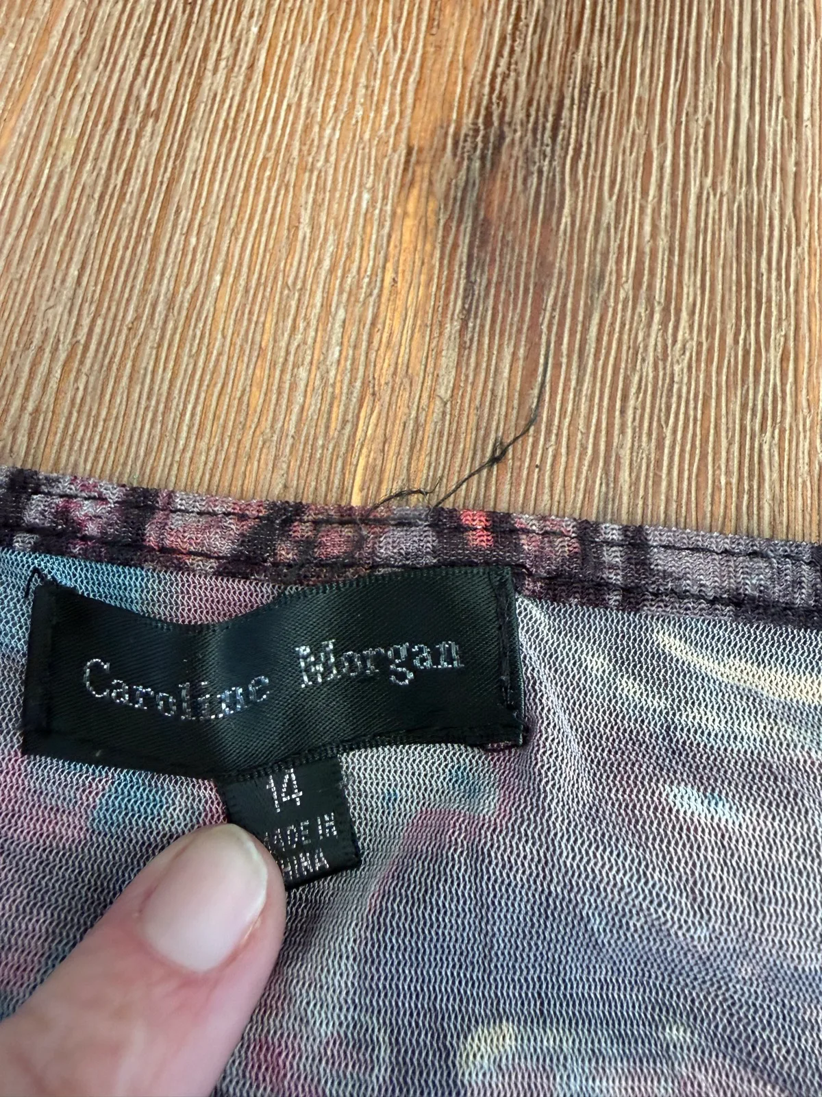 Caroline Morgan graffiti print dress size 14 – photo 2