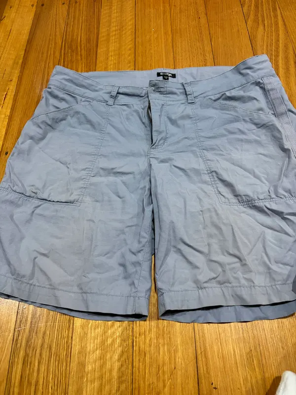 Emerge blue grey hiking shorts size 12