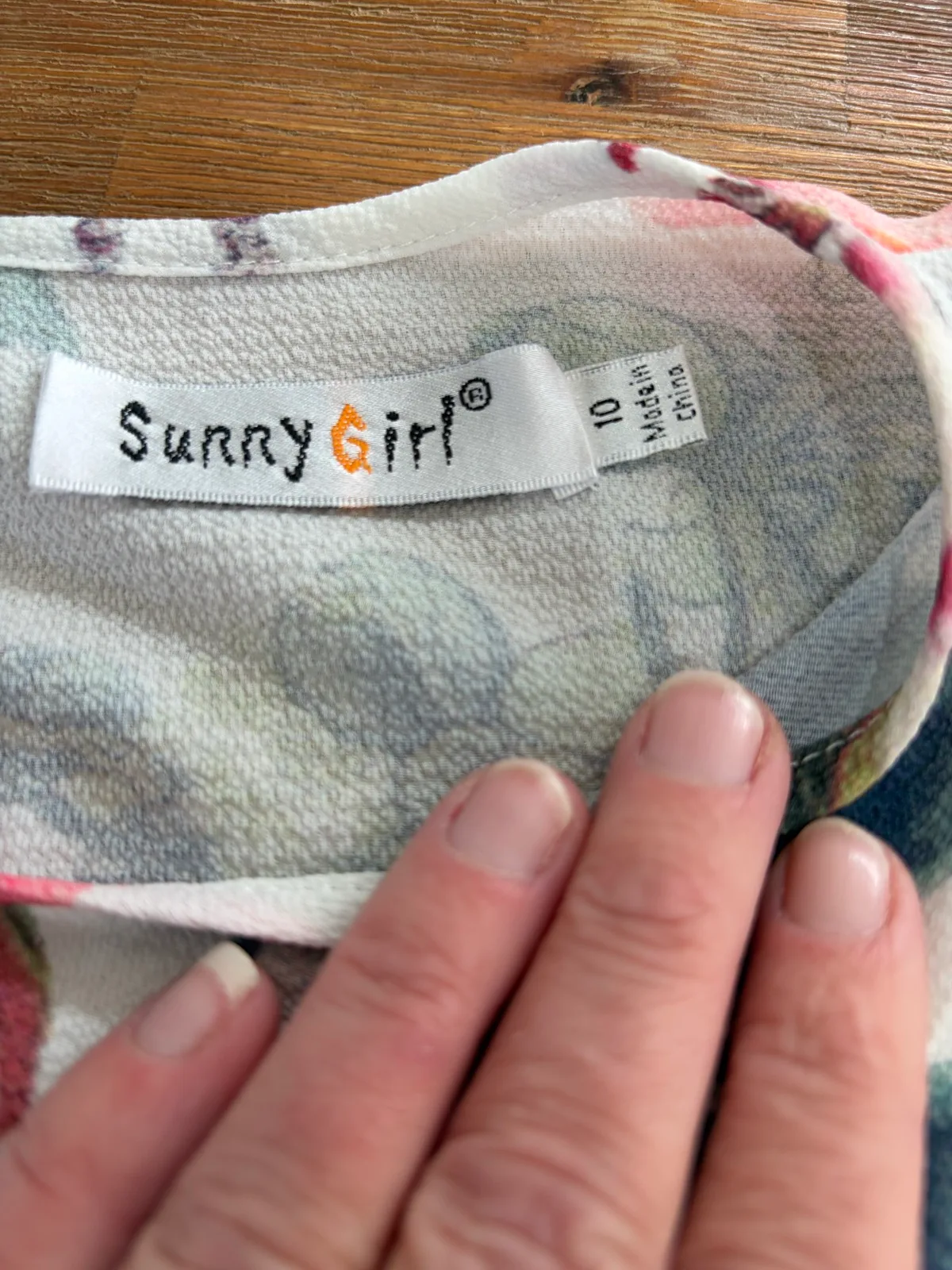 Sunny girl blouse size 10 — photo 2