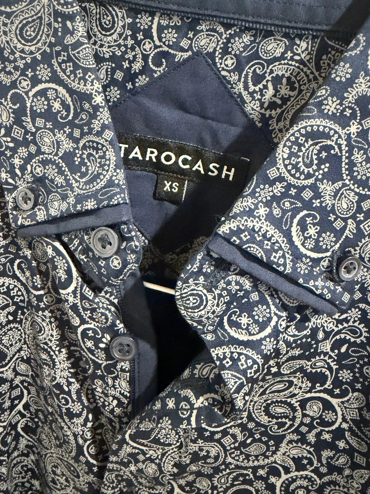 Tarocash long sleeve paisley shirt size xs – photo 2